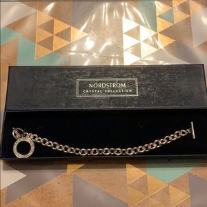 Nordstrom chain link crystal bracelet  new.!